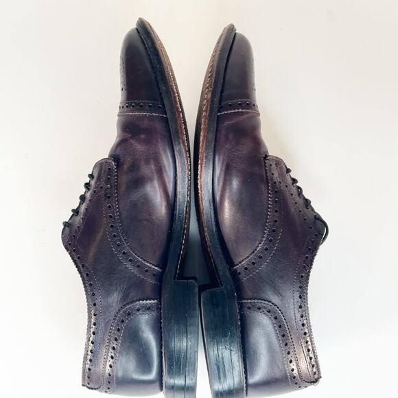 Allen Edmonds Strand Cap-Toe Brown Leather Oxford Dress Shoes Men 9 main image 6